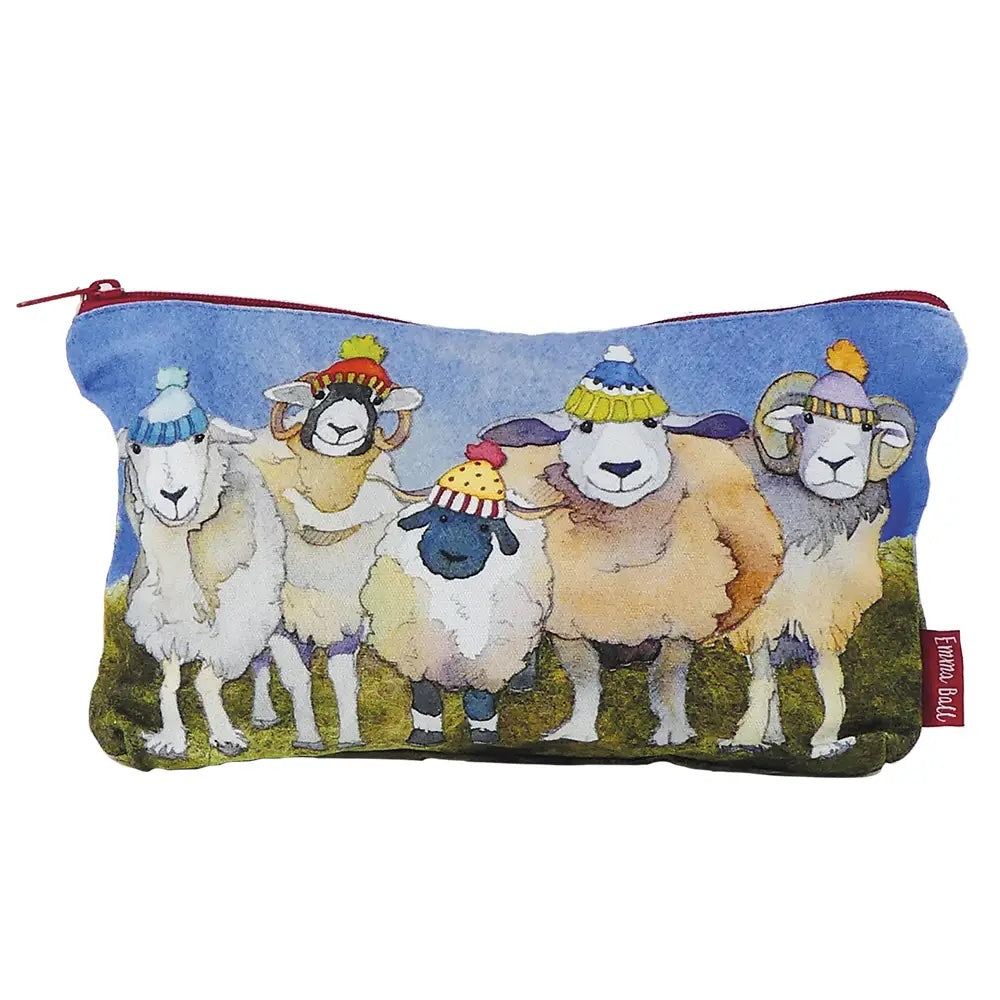 Happy Sheep Zipped Pouch | Emma Ball