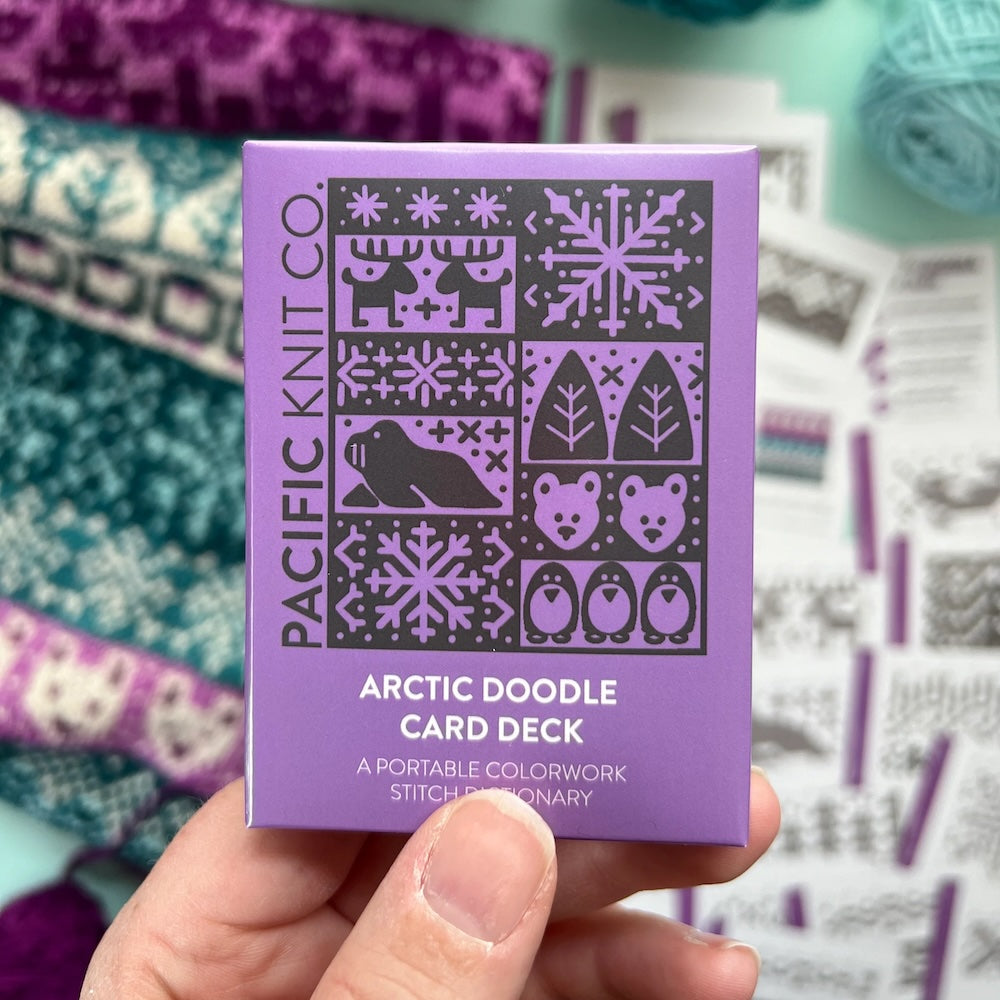 Arctic Doodle Card Deck (Smaller Size) | Pacific Knit Co