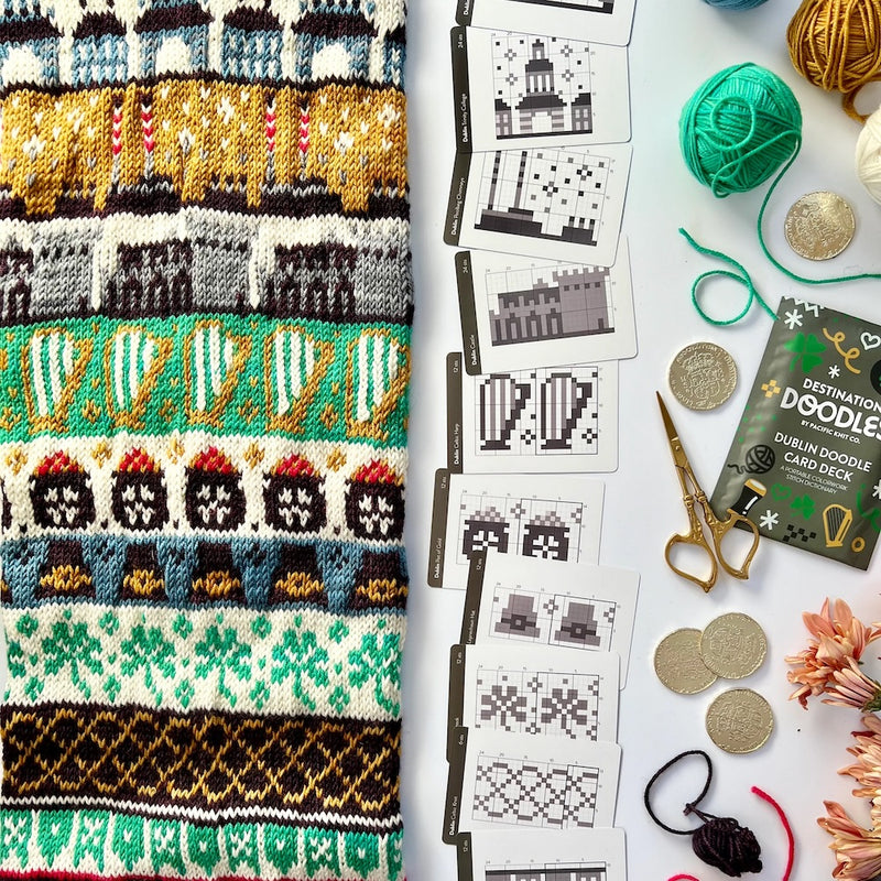 Dublin Doodle Deck - Destination Doodle Series (13 Charts) | Pacific Knit Co