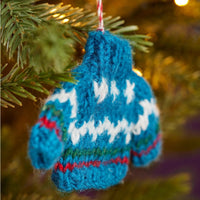 Fair Isle Wool Jumper Knitted Decoration | Namaste