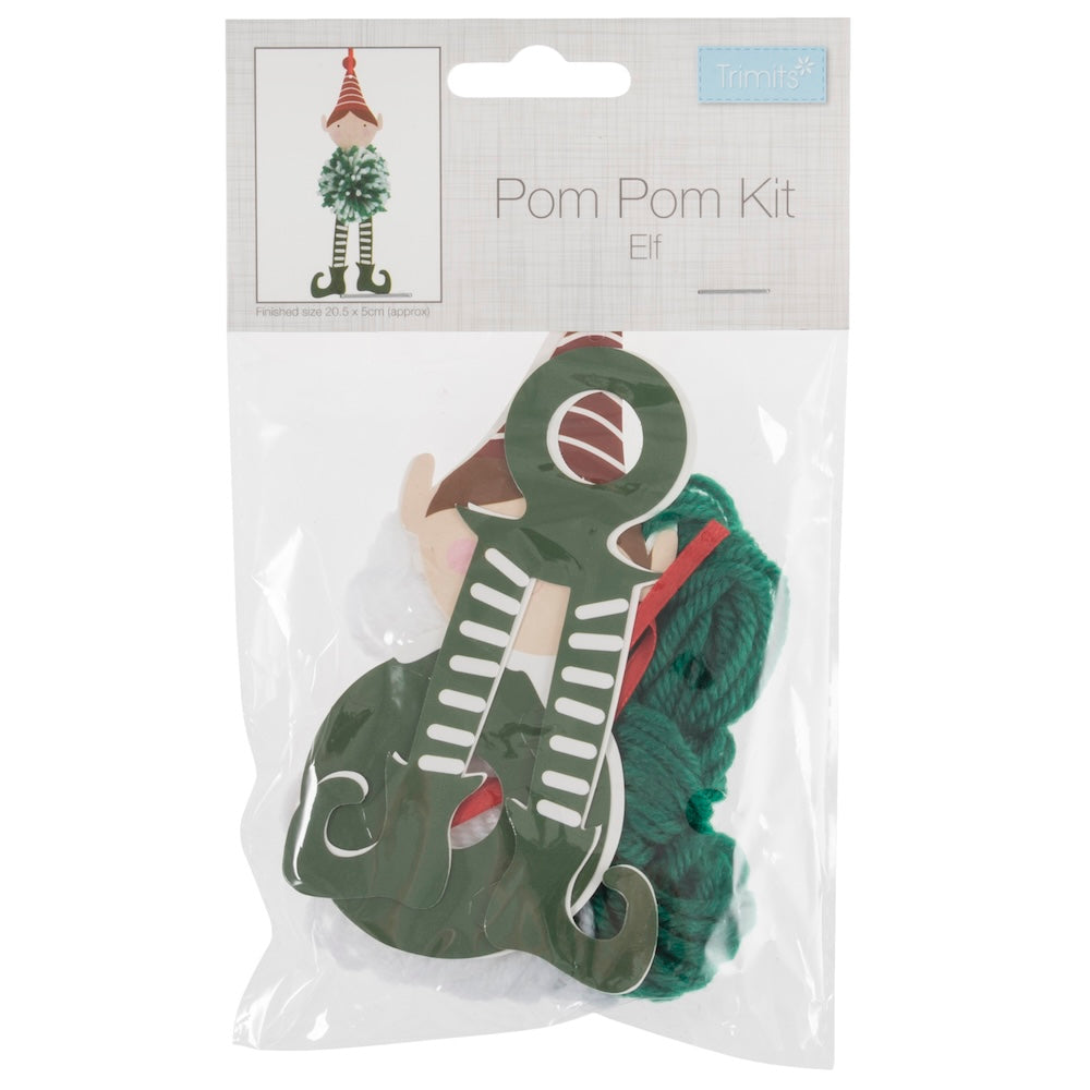 Pom Pom Decoration Kit - Elf | Trimits