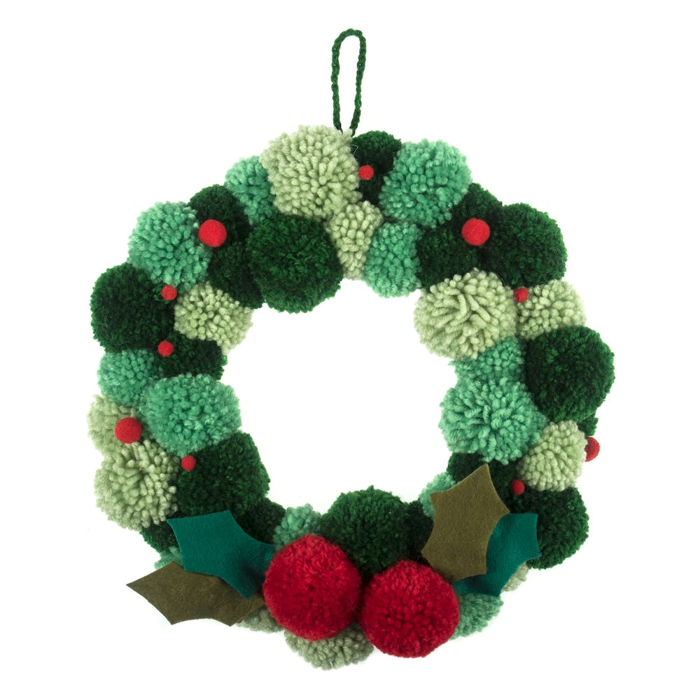 Pom Pom Wreath Kit - Green | Trimits