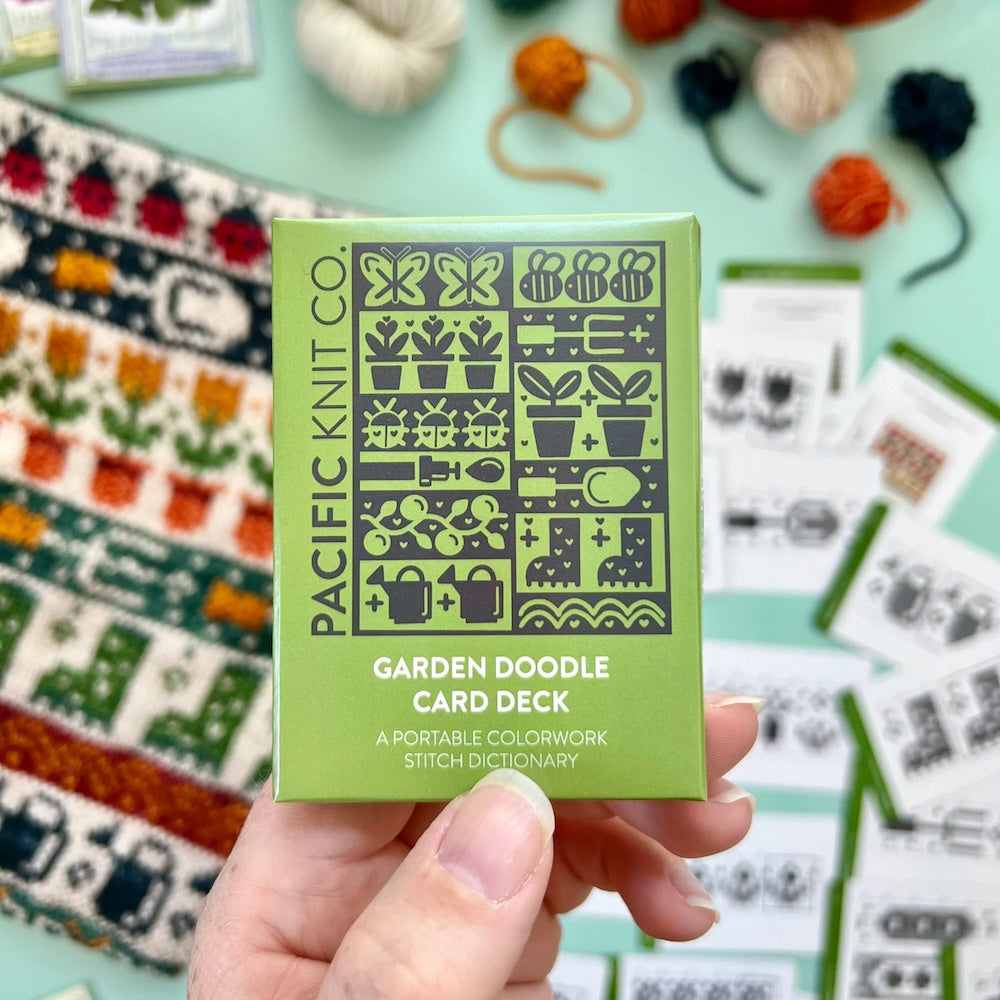 Garden Doodle Card Deck (Smaller Size) | Pacific Knit Co