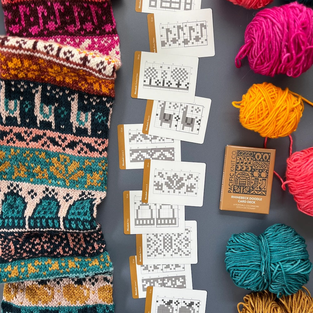 Rhinebeck Doodle Card Deck (Smaller Size) | Pacific Knit Co