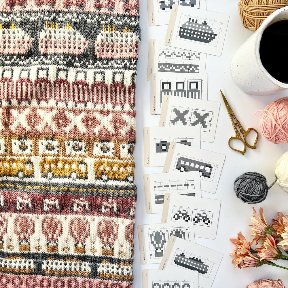 Travel Doodle Card Deck (Smaller Size) | Pacific Knit Co