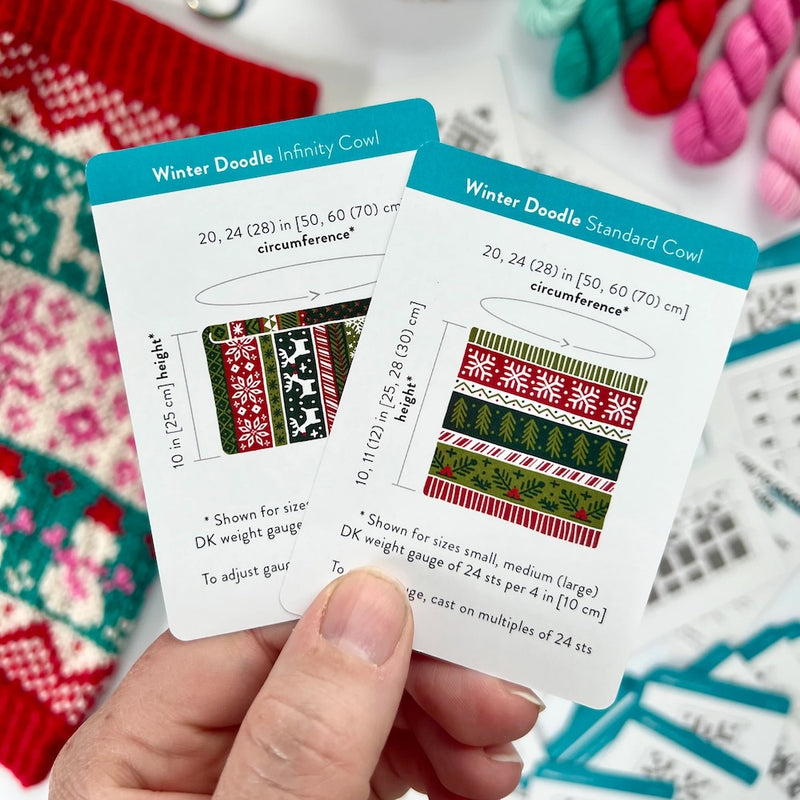 Winter Doodle Card Deck | Pacific Knit Co