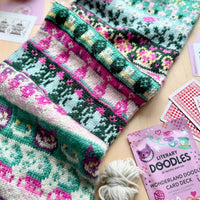Wonderland Doodle Deck - Literary Series (13 Charts) | Pacific Knit Co