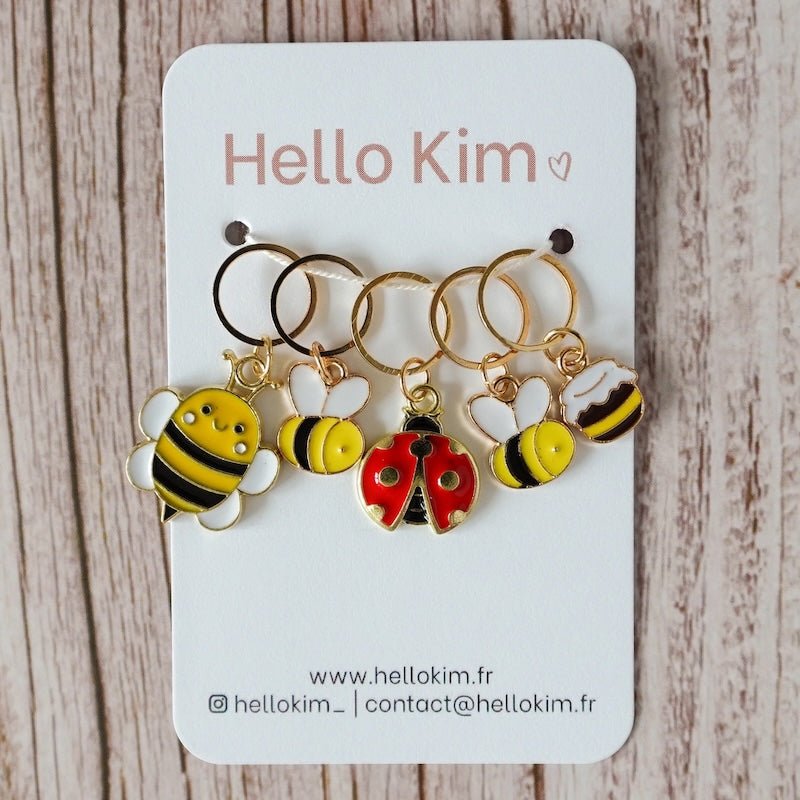 Bee Happy Stitch Markers | Hello Kim - This is Knit