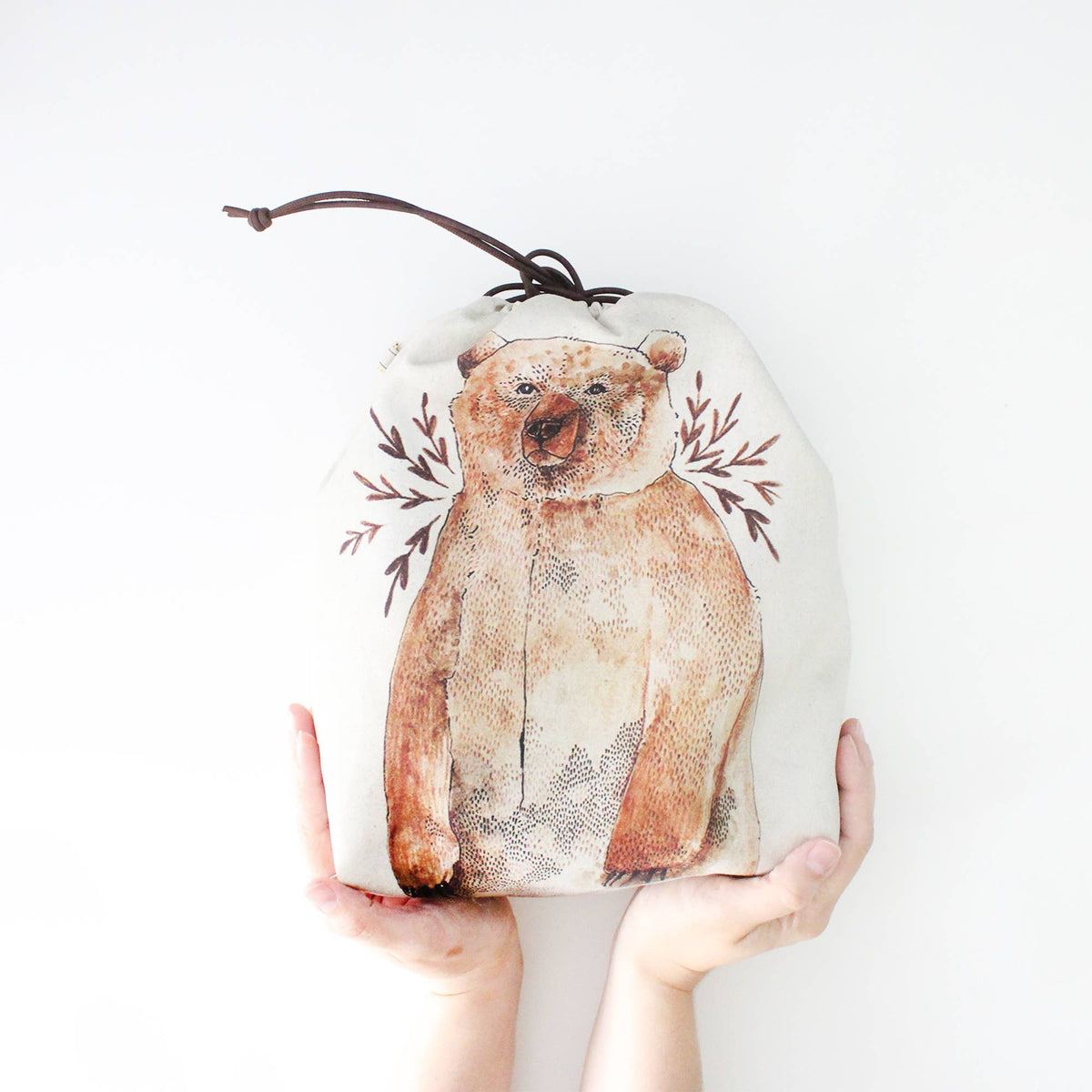 Bruno the Brown Bear | Project Bag | The Blue Rabbit House - This is Knit