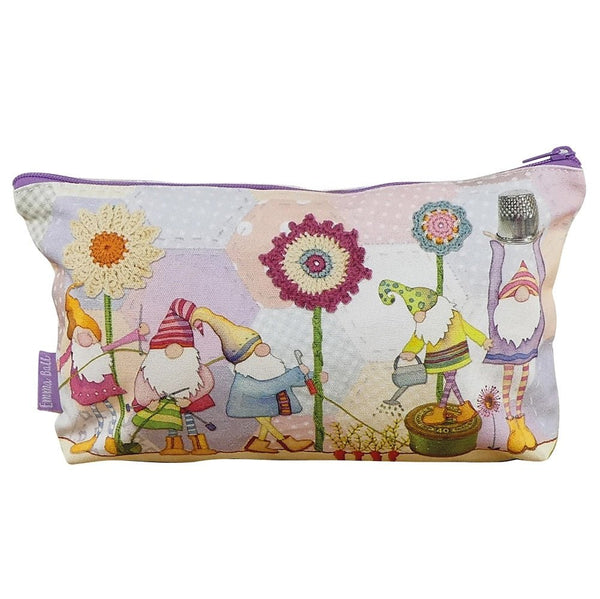 Crafting Gnomes Zipped Pouch | Emma Ball - This is Knit