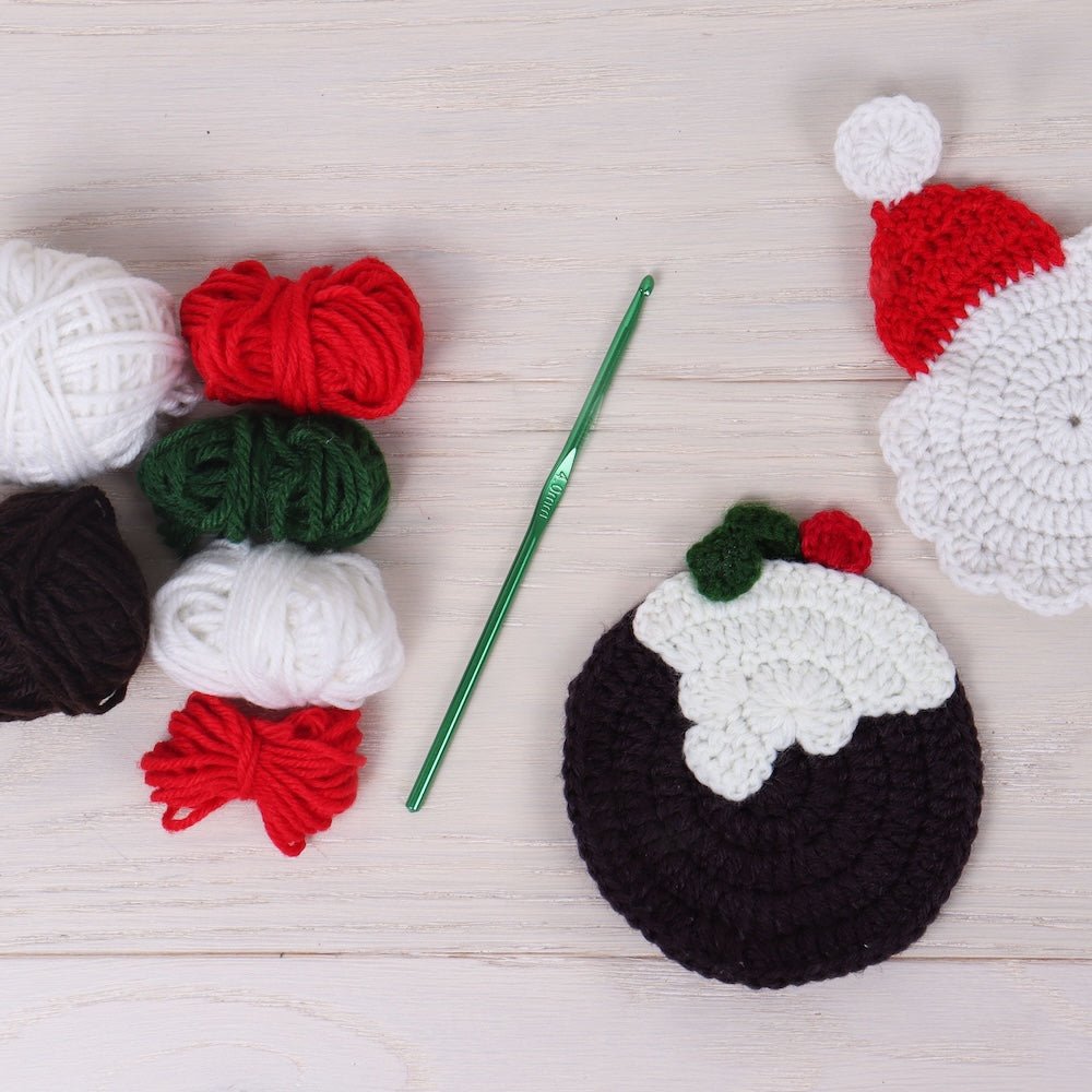 Crochet Your Own Coasters - Christmas | Trimits - This is Knit