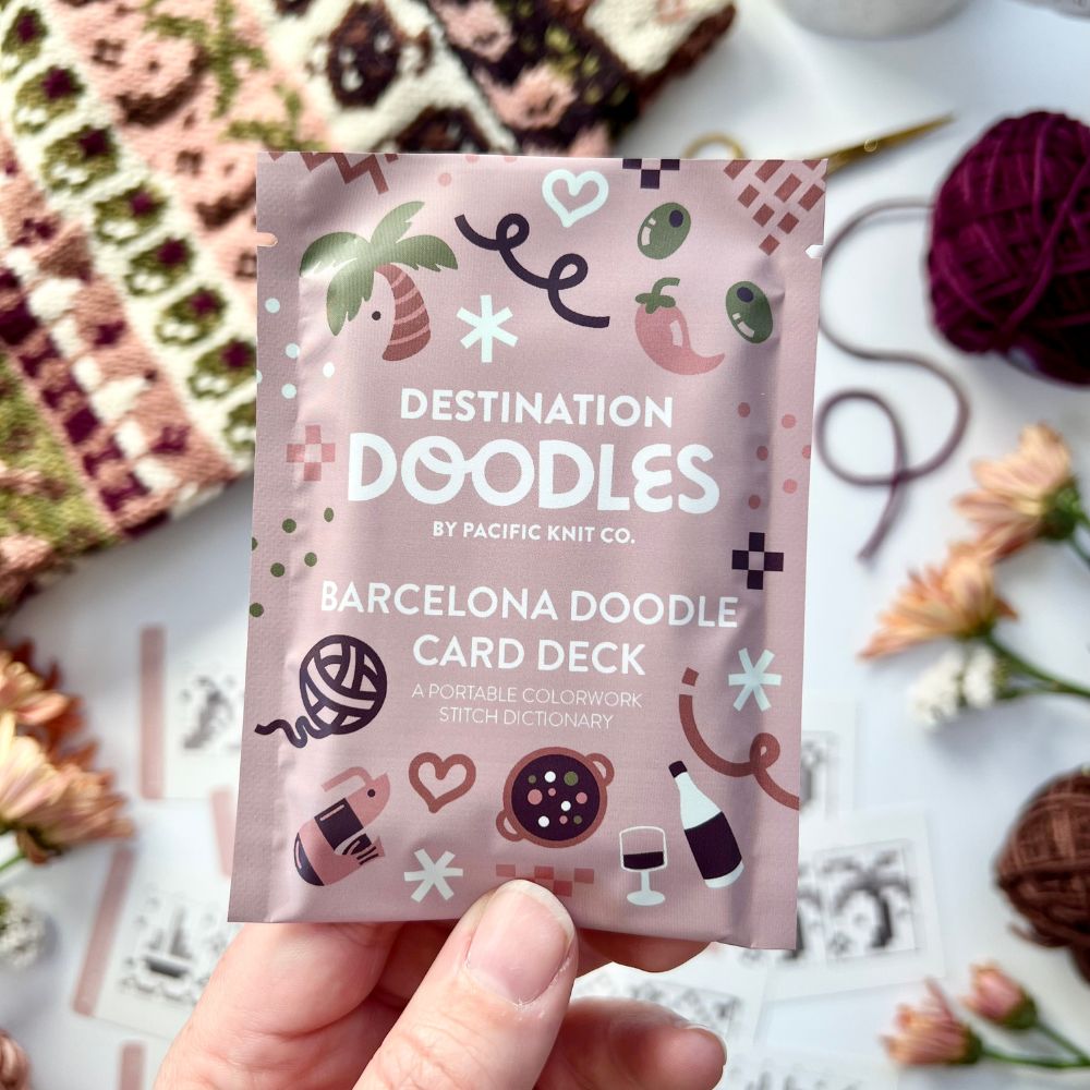 Barcelona Doodle Deck - Destination Doodle Series (13 Charts) | Pacific Knit Co