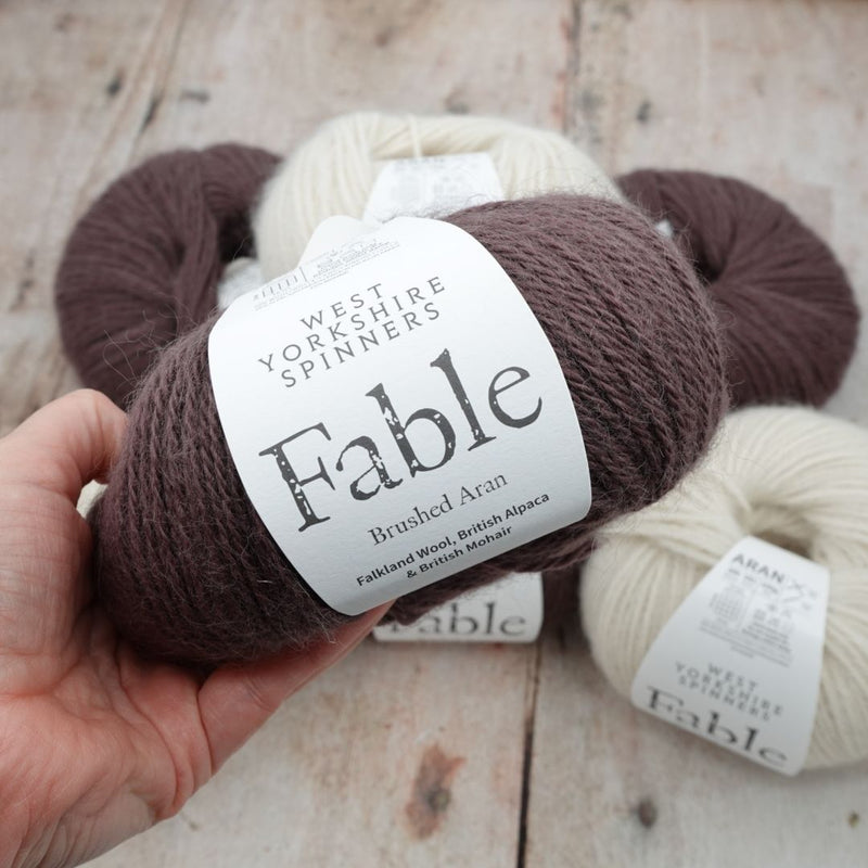 Fable Brushed Aran | West Yorkshire Spinners - This is Knit