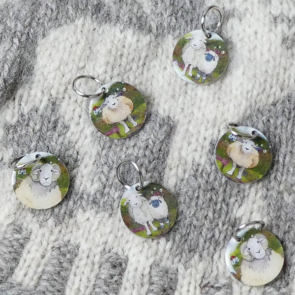 Felted Sheep Stitch Markers | Emma Ball - This is Knit