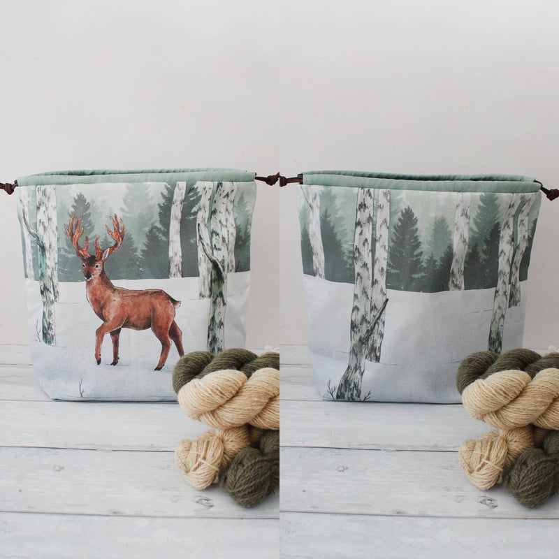 Finn the Deer | Project Bag | The Blue Rabbit House - This is Knit