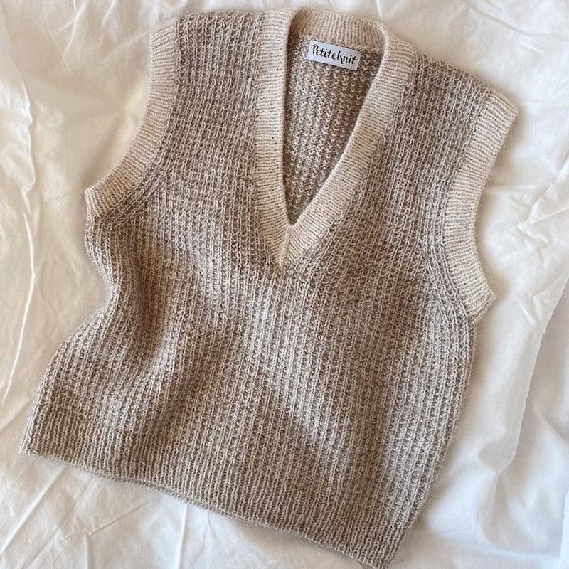 Friday Slipover V Neck Pattern Booklet | PetiteKnit - This is Knit