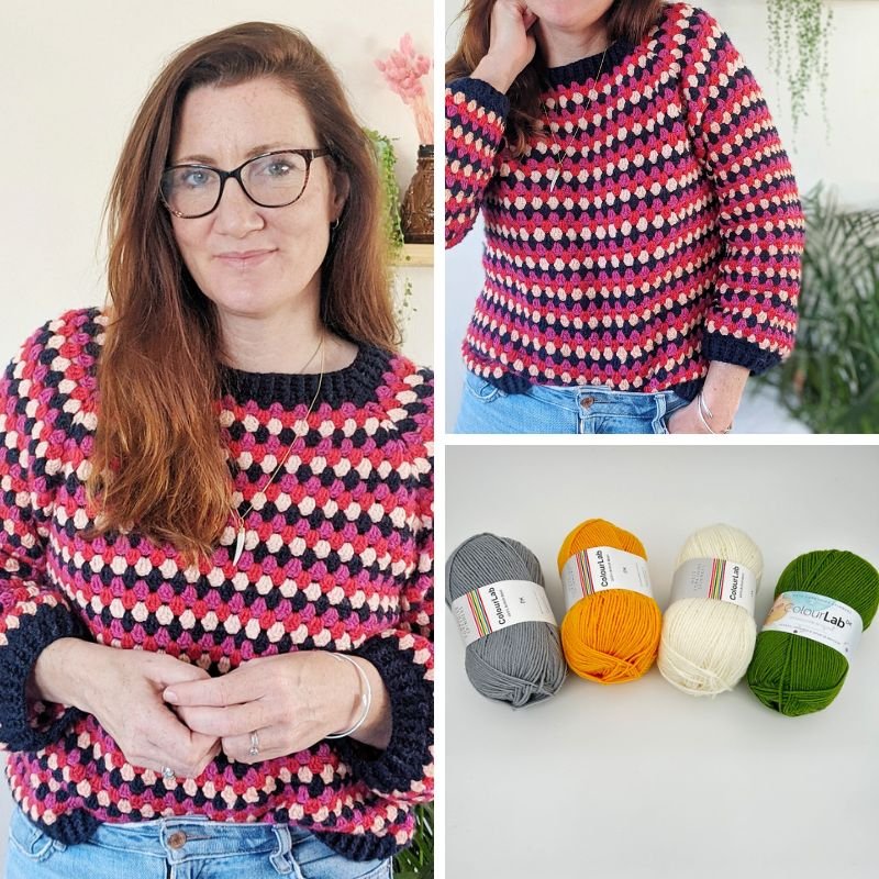 Granny Go Round Jumper Kit | West Yorkshire Spinners - This is Knit