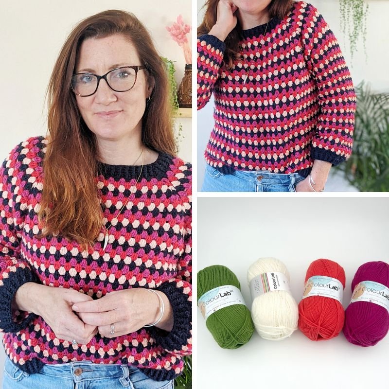 Granny Go Round Jumper Kit | West Yorkshire Spinners - This is Knit