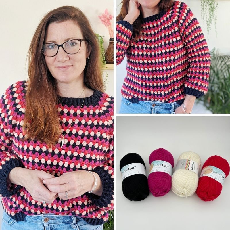 Granny Go Round Jumper Kit | West Yorkshire Spinners - This is Knit