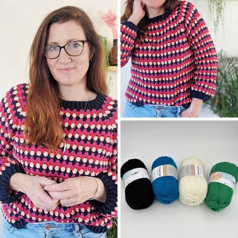 Granny Go Round Jumper Kit | West Yorkshire Spinners - This is Knit