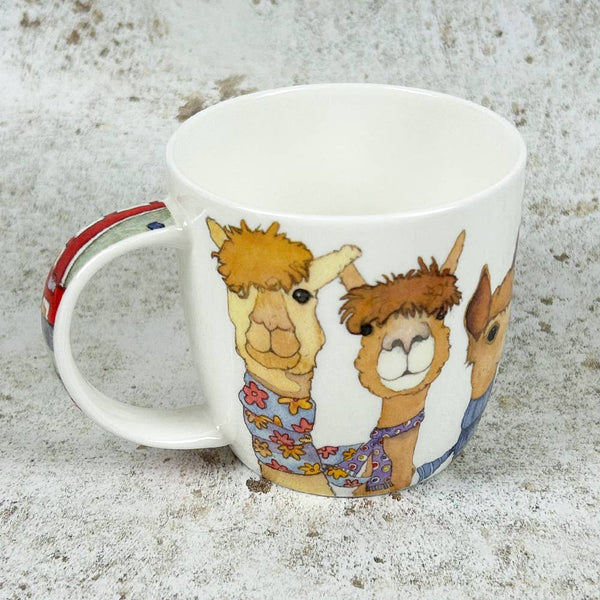 Happy Alpacas Boxed Mug | Emma Ball - This is Knit