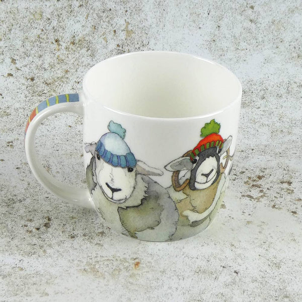 Happy Sheep China Mug With Gift Box | Emma Ball - This is Knit