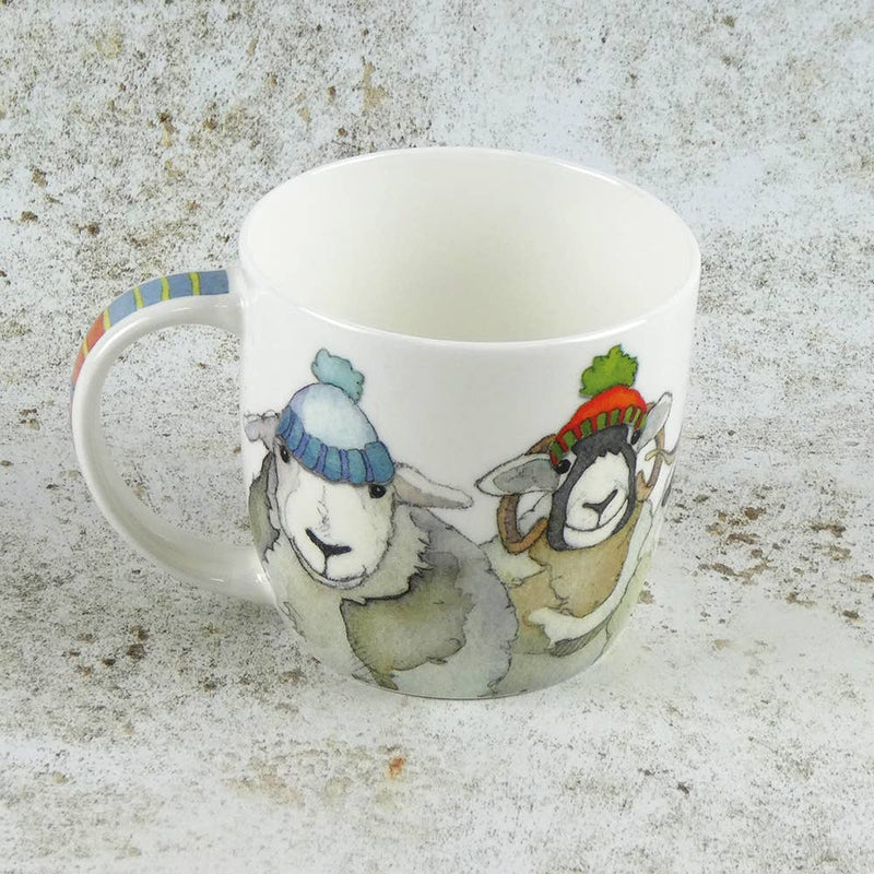 Happy Sheep China Mug With Gift Box | Emma Ball - This is Knit