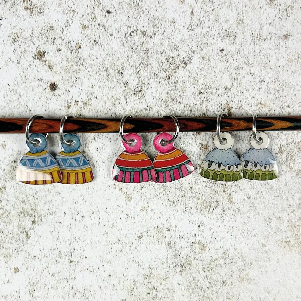 Hat Stitch Markers | Emma Ball - This is Knit