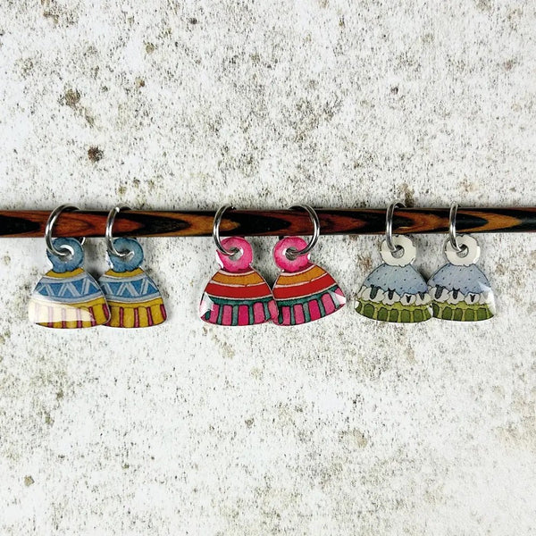 Hat Stitch Markers | Emma Ball - This is Knit