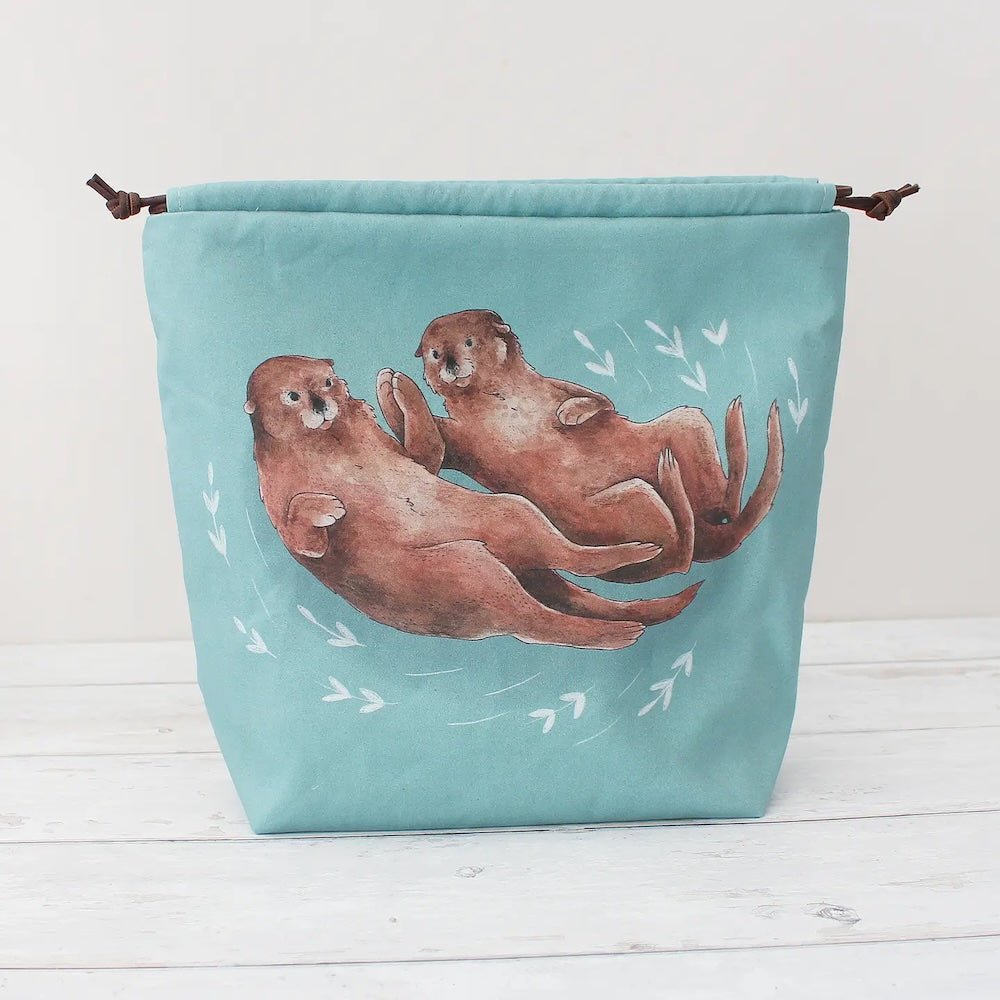 Hector & Maurice The Otters | Project Bag | The Blue Rabbit House - This is Knit