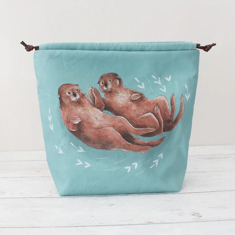 Hector & Maurice The Otters | Project Bag | The Blue Rabbit House - This is Knit