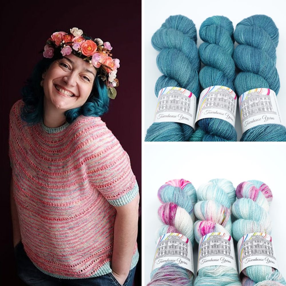 Jenny Flower Tee Kit | Townhouse Yarns - This is Knit