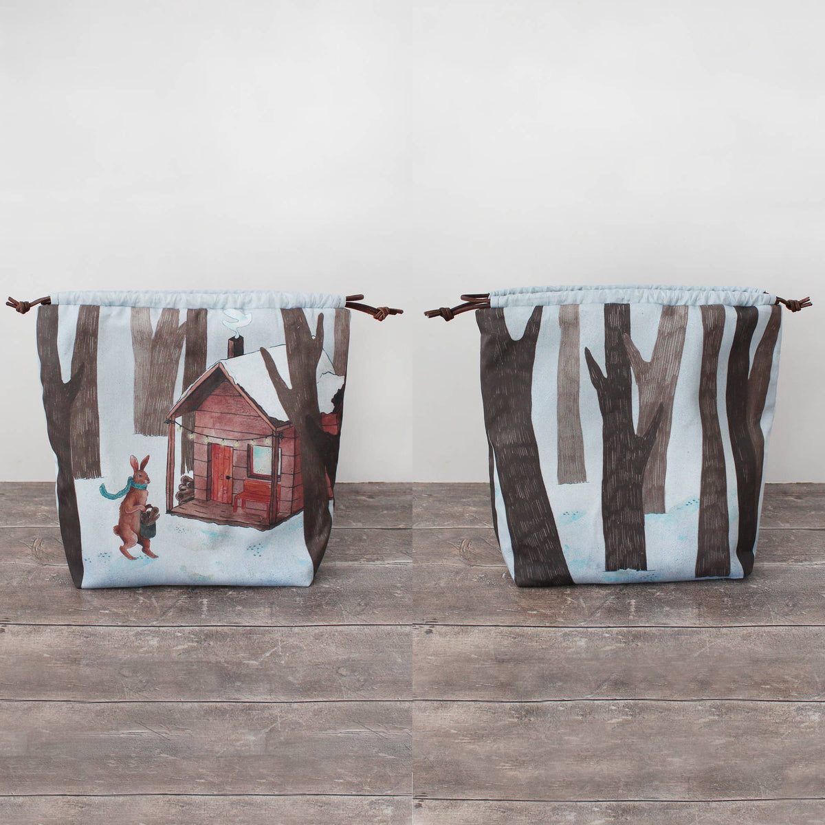 Jule the Winter Hare | Project Bag | The Blue Rabbit House - This is Knit