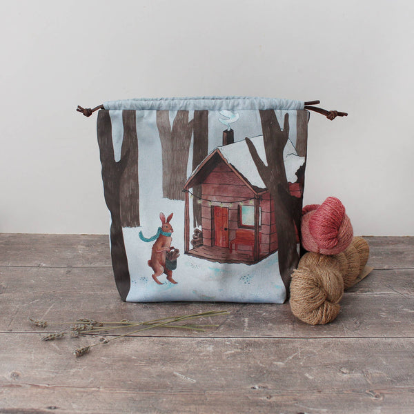 Jule the Winter Hare | Project Bag | The Blue Rabbit House - This is Knit