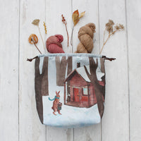 Jule the Winter Hare | Project Bag | The Blue Rabbit House - This is Knit