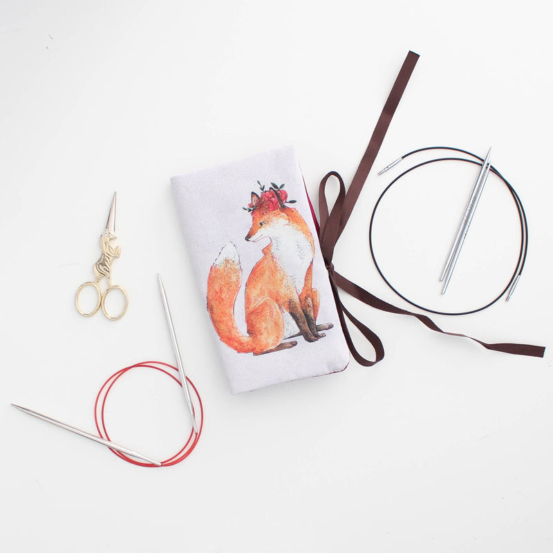 Lena the Fox | Multi Needle Case | The Blue Rabbit House - This is Knit