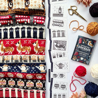 London Doodle Deck - Destination Doodle Series (13 Charts) | Pacific Knit Co - This is Knit