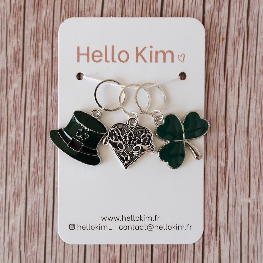 Luck of the Irish Stitch Markers | Hello Kim - This is Knit