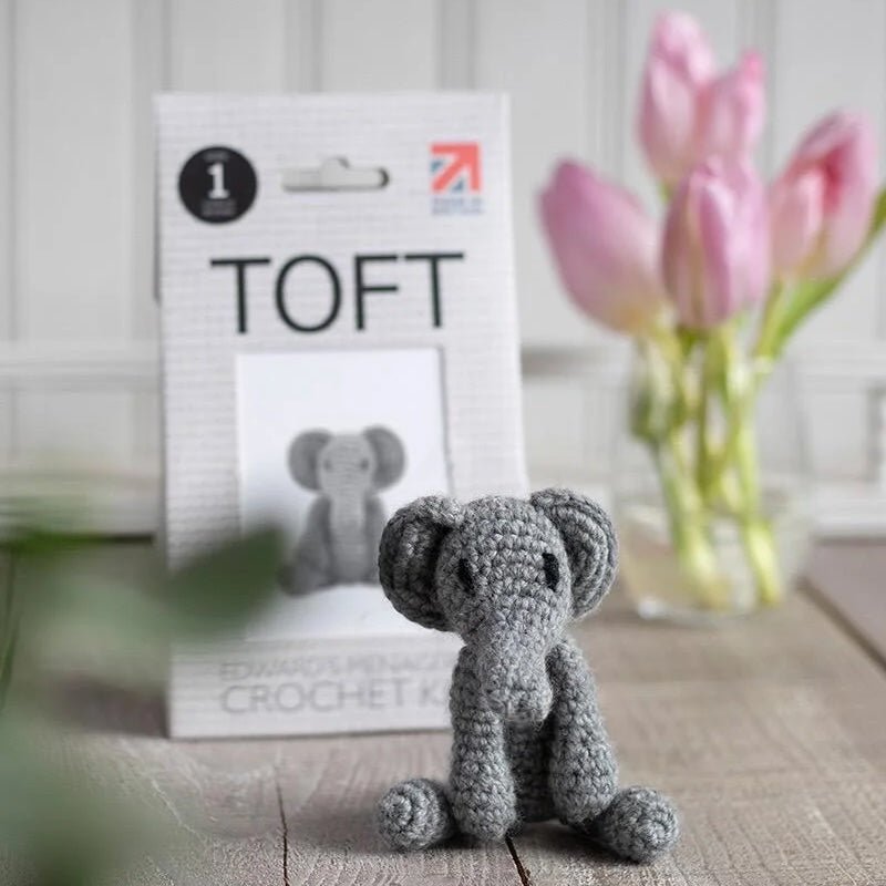 Mini Bridget The Elephant Kit | Toft - This is Knit