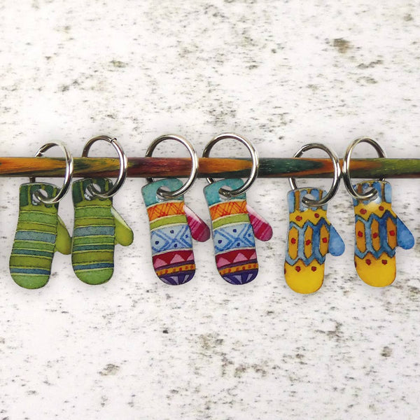 Mittens Stitch Markers | Emma Ball - This is Knit