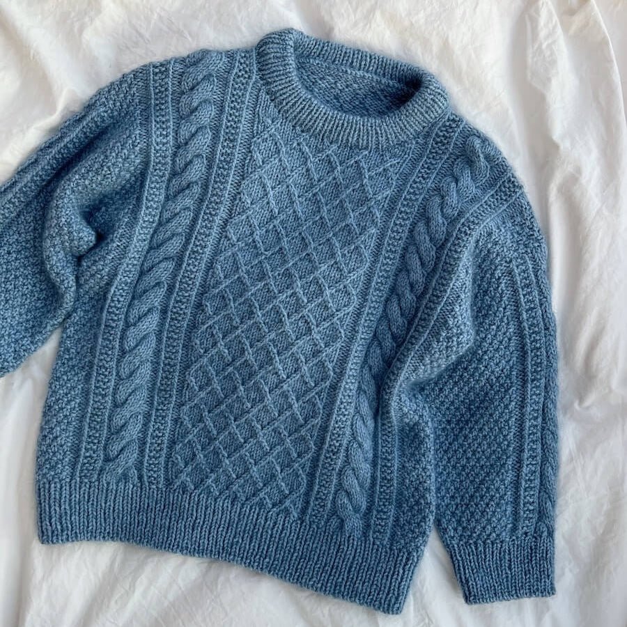 Moby Sweater Junior Sweater Pattern Booklet | PetiteKnit - This is Knit