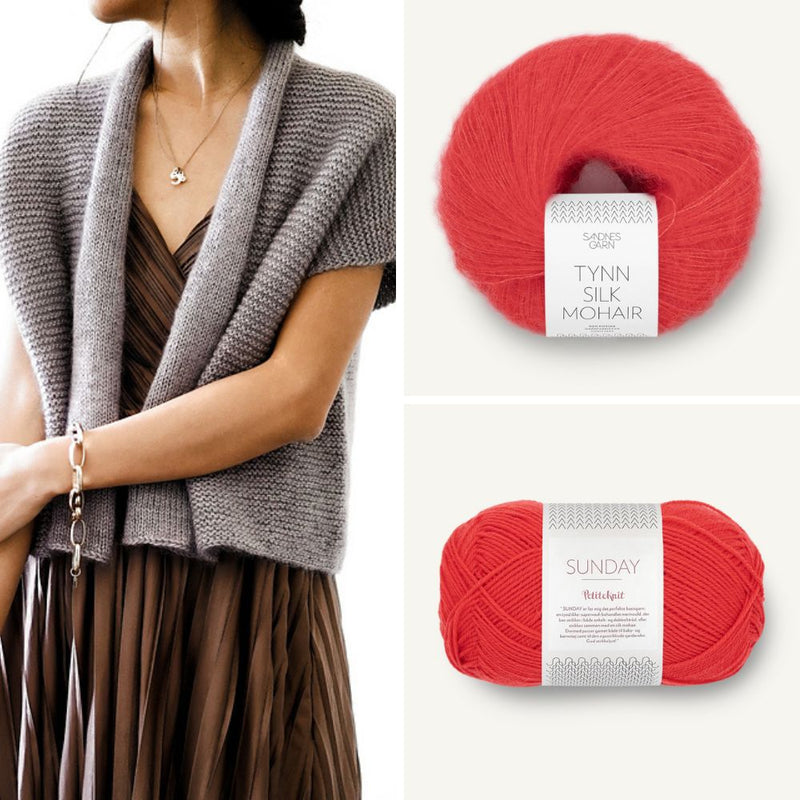 Moonlight Cardigan Kit | Sandnes Garn - This is Knit
