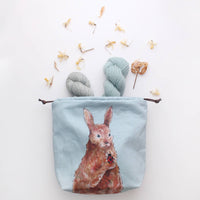 Penelope the Rabbit | Project Bag | The Blue Rabbit House - This is Knit