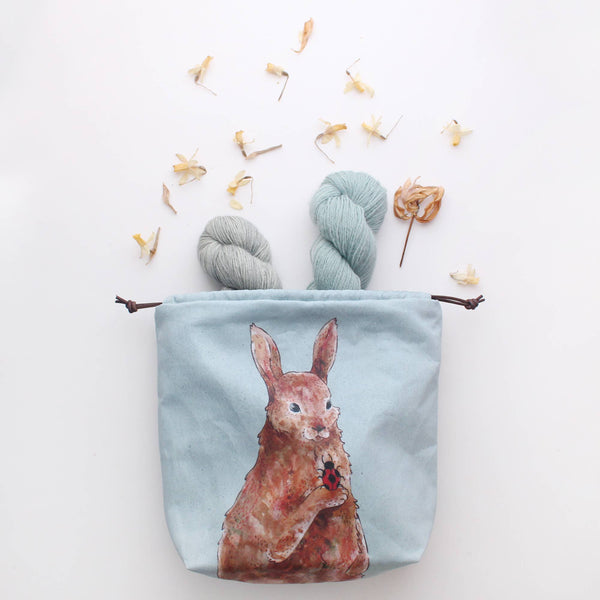 Penelope the Rabbit | Project Bag | The Blue Rabbit House - This is Knit