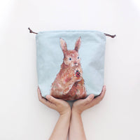 Penelope the Rabbit | Project Bag | The Blue Rabbit House - This is Knit