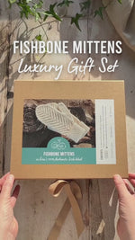 Fishbone Mittens | Luxury Gift Set