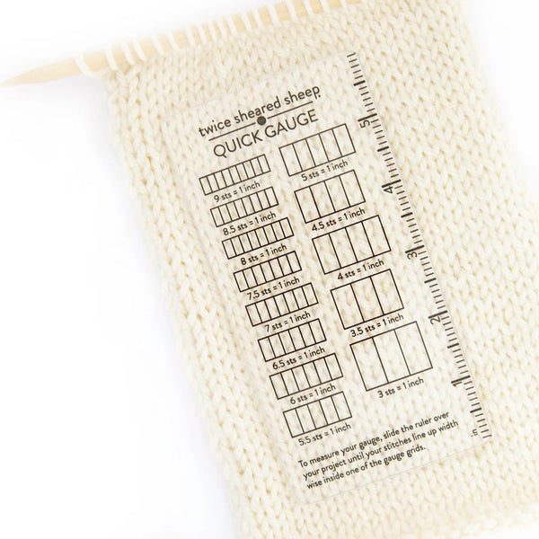Quick Gauge Ruler | Twice Sheared Sheep - This is Knit
