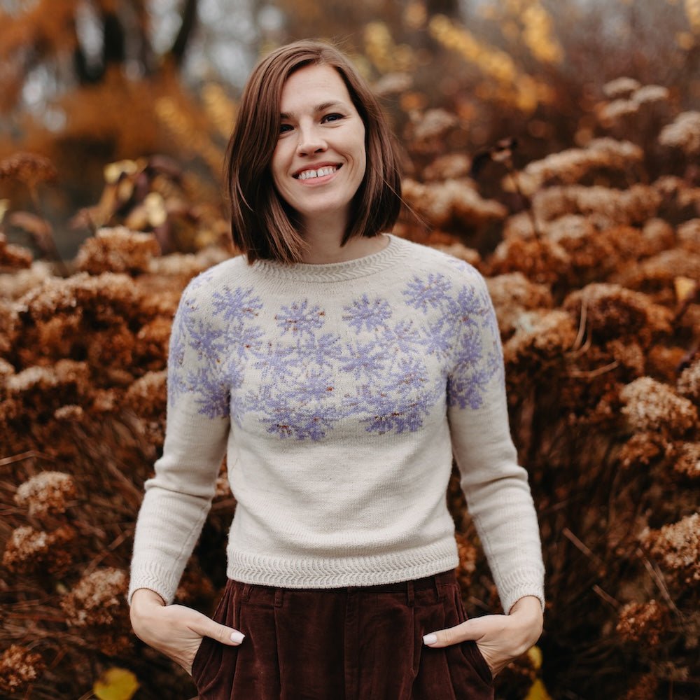 Sea Aster Sweater Kit | Townhouse Yarns - This is Knit