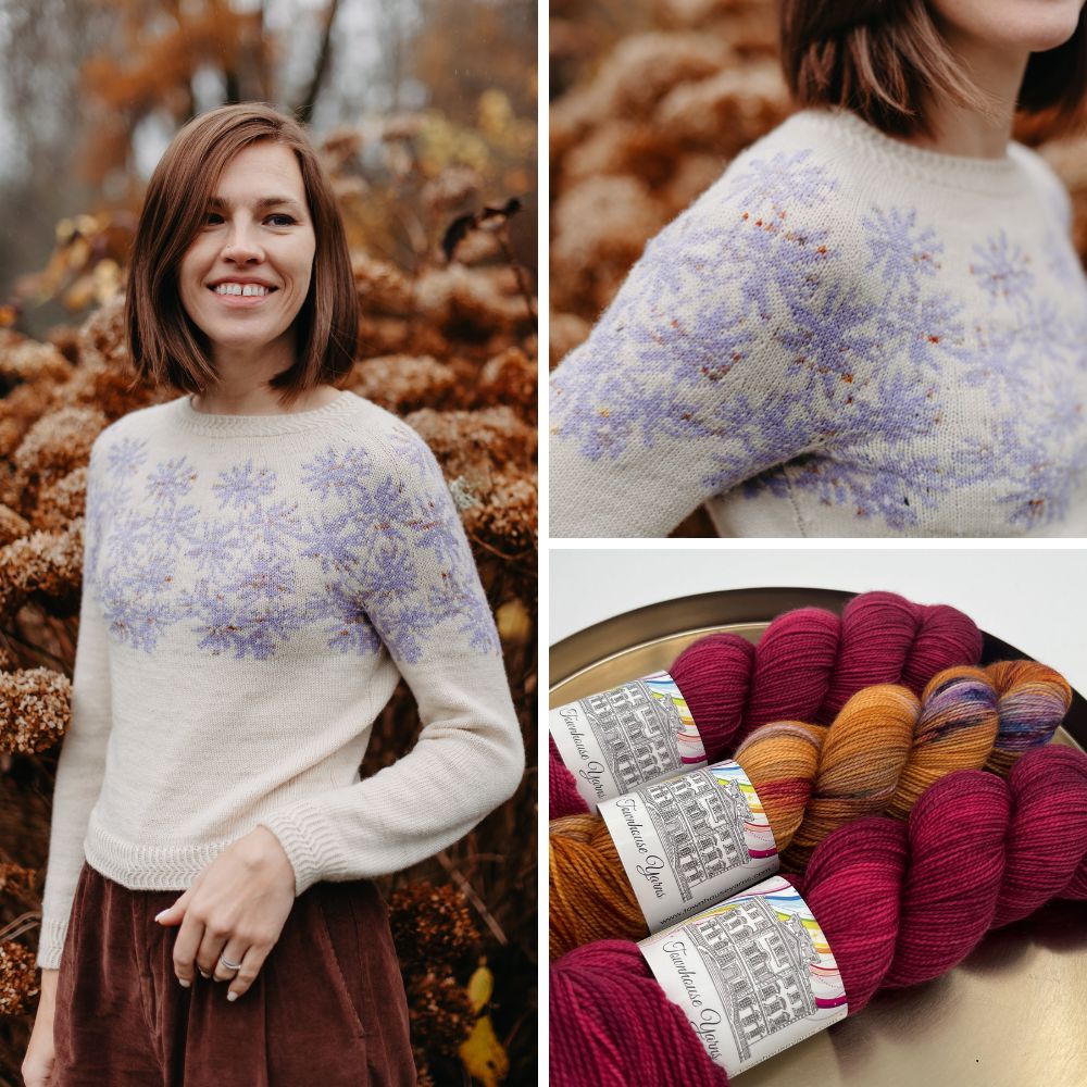 Sea Aster Sweater Kit | Townhouse Yarns - This is Knit