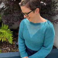 Sheer V Sweater Kit | BC Garn + Kremke - This is Knit